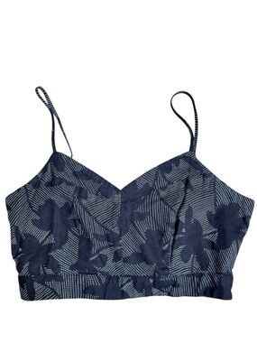 Universal Thread Medium Black Floral Crop Cami